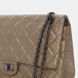 مملوكة مسبقًا Chanel Brown Reissue 2.55 Aged Calfskin Double Flap 226