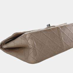 مملوكة مسبقًا Chanel Brown Reissue 2.55 Aged Calfskin Double Flap 226