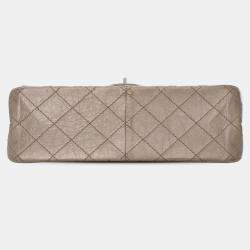 مملوكة مسبقًا Chanel Brown Reissue 2.55 Aged Calfskin Double Flap 226