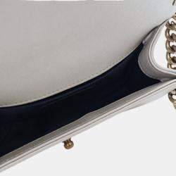 مملوكة مسبقًا حقيبة شانيل ذهبية صغيرة جلد خروف مع رفرف مطبوعة