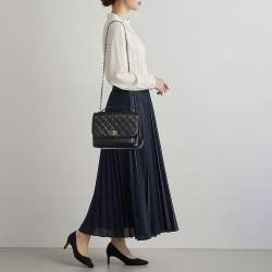 مملوكة مسبقًا Chanel Business Affinity Large Black Quilted Caviar Leather Flap Bag