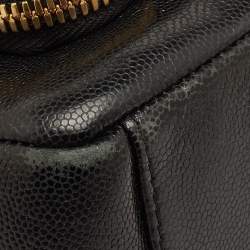 مملوكة مسبقًا Chanel Business Affinity Large Black Quilted Caviar Leather Flap Bag