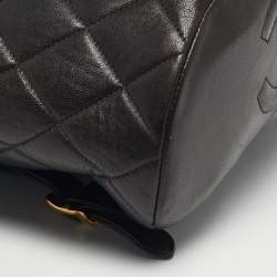 مملوكة مسبقًا Chanel Duma Choco Brown Quilted Leather Backpack