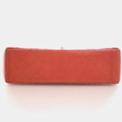 Pre Owned Chanel Maxi Lambskin Classic Single Flap Bag