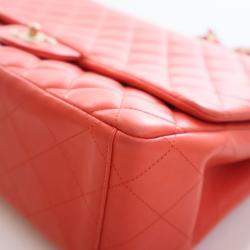 Pre Owned Chanel Maxi Lambskin Classic Single Flap Bag