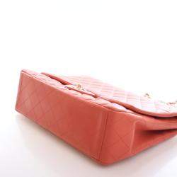 Pre Owned Chanel Maxi Lambskin Classic Single Flap Bag