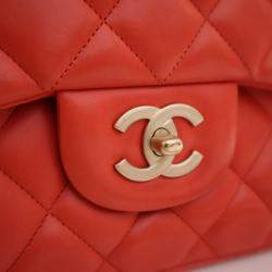 Pre Owned Chanel Maxi Lambskin Classic Single Flap Bag