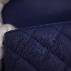 Pre Owned Chanel Mini Caviar Coco Handle Bag