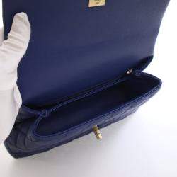 Pre Owned Chanel Mini Caviar Coco Handle Bag