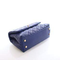 Pre Owned Chanel Mini Caviar Coco Handle Bag