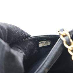 Pre Owned محفظة شنطة على سلسلة شانيل بوي كافيار