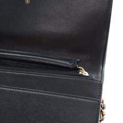 Pre Owned محفظة شنطة على سلسلة شانيل بوي كافيار