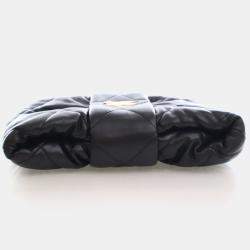 مملوكة مسبقًا حقيبة شانيل صغيرة من جلد العجل اللامع مع فيونكة