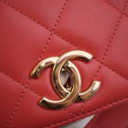 Pre Owned Chanel Small Lambskin Trendy CC Top Handle Bag