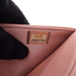 Pre Owned محفظة بسلسلة شانيل كافيار جولدن كلاس