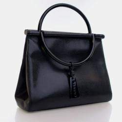 مملوكة مسبقًا حقيبة شانيل كلاسيكية متوسطة سوداء بحبيبات كافيار ويد علوية رزينية