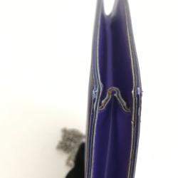 Pre Owned Chanel Purple Hologram Vinyl Square Chain Tote