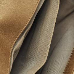 مملوكة مسبقًا حقيبة شانيل بوي سي سي مفرغة متوسطة ذهبية بقلاب