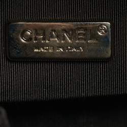 مملوكة مسبقًا Chanel Gabrielle Small Black Croc Embossed Leather Bucket Bag