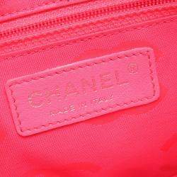 Pre Owned حقيبة كتف شانيل كامبون لاين جلدية سوداء بيضاء