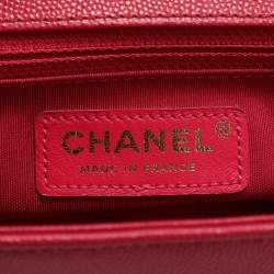Pre Owned Chanel Mew Medium Boy Pink Quilted Leather Flap bag
