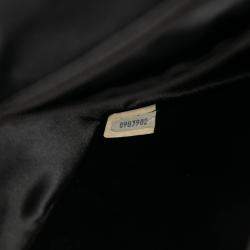 مملوكة مسبقًا حقيبة شانيل فلاب مفردة صغيرة مربعة ساتان باللون الأسود