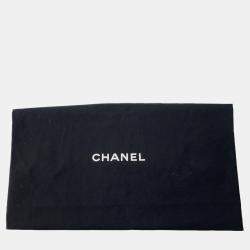 Pre Owned حقيبة كتف شانيل سلسلة ماتلاسي كوكو مارك لؤلؤ مزيف أسود