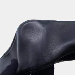 Pre Owned حقيبة كتف شانيل سلسلة ماتلاسي كوكو مارك لؤلؤ مزيف أسود