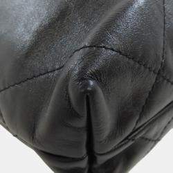 Pre Owned Chanel 22 Gold Hardware Lambskin Handbag