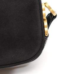مملوكة مسبقًا Chanel Matelasse Shoulder Bag Leather Suede Black