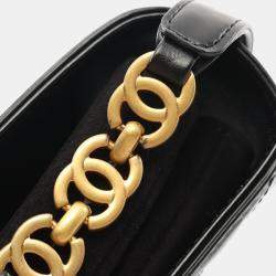 مملوكة مسبقًا Chanel Matelasse Shoulder Bag Leather Suede Black