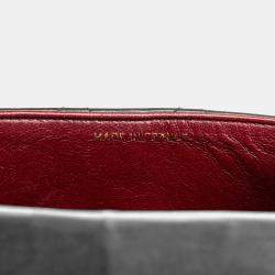 Pre Owned Chanel Matelasse Coco Mark Chain Shoulder Bag In Black Lambskin