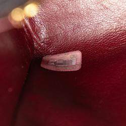 Pre Owned Chanel Matelasse Coco Mark Chain Shoulder Bag In Black Lambskin