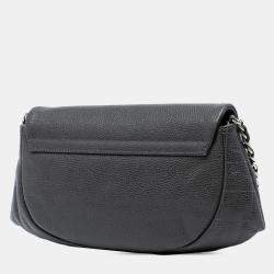 Pre Owned محفظة شانيل نصف دائرية سلسلة جلد كافيار CC