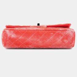 مملوكة مسبقًا شانيل كلاسيك مخمل أحمر متوسط غطاء مزدوج