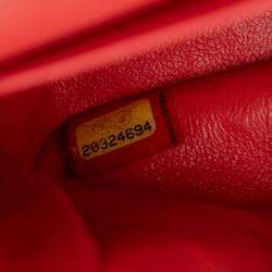 مملوكة مسبقًا شانيل كلاسيك مخمل أحمر متوسط غطاء مزدوج