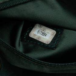 مملوكة مسبقًا Chanel Green CC Lambskin Tortoise Ring Drawstring Tote