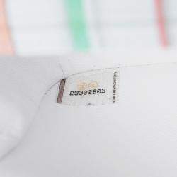 Pre Owned Chanel Green Mini Rectangular Classic Printed Calfskin Single Flap