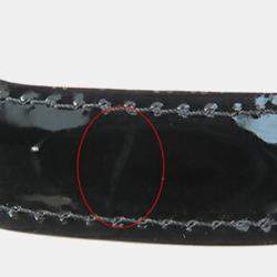 Pre Owned حقيبة شانيل كو كو إيرلاين قماش مطبوع أبيض أسود