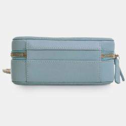 مملوكة مسبقًا Chanel Blue Small Caviar CC Filigree Vanity Case