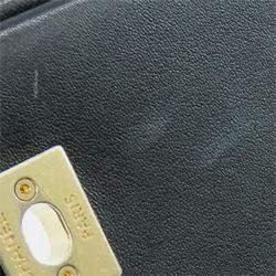 مملوكة مسبقًا Chanel Black Medium CC Chevron Lambskin Chain Top Handle Flap