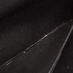 مملوكة مسبقًا Chanel Statement Medium Black Chevron Leather Flap Bag