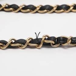 مملوكة مسبقًا Chanel Black Wild Stitch Surpique Quilted Leather Bag