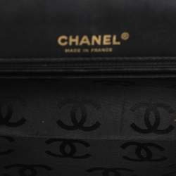 مملوكة مسبقًا Chanel Black Wild Stitch Surpique Quilted Leather Bag