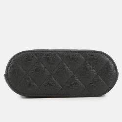 مملوكة مسبقًا Chanel Matelasse 2Waybag Black Caviar Leather