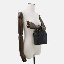 مملوكة مسبقًا Chanel Matelasse 2Waybag Black Caviar Leather