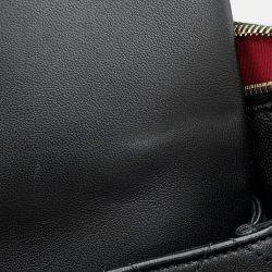 مملوكة مسبقًا Chanel Bowling Bag Black Caviar Leather Lambskin Size Large