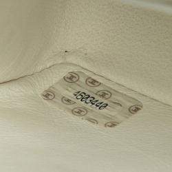 Pre Owned Chanel Blue White CC Quilted Tweed Chain Flap