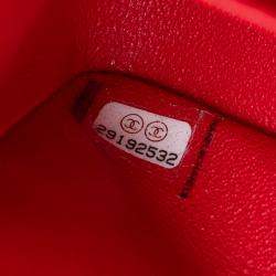 Pre Owned Chanel Black Medium Classic Bicolor Patent Double Flap