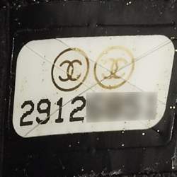 مملوكة مسبقًا حقيبة ظهر شانيل فينتدج دوما جلد أسود مبطن